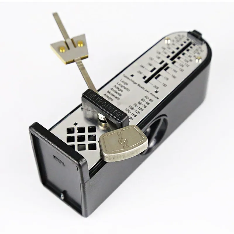 Guitar Mechanical Metronome Precise Retro Metronome Pendulum Tick-tock No heavy bell for Piano Guitar Violin Musical Accessories Guitar Mechanical Metronome Precise Retro Metronome Pendulum Tick-tock No heavy bell for Piano Guitar Violin Musical Accessories