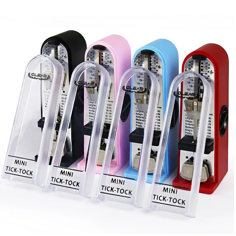 Guitar Mechanical Metronome Precise Retro Metronome Pendulum Tick-tock No heavy bell for Piano Guitar Violin Musical Accessories Guitar Mechanical Metronome Precise Retro Metronome Pendulum Tick-tock No heavy bell for Piano Guitar Violin Musical Accessories