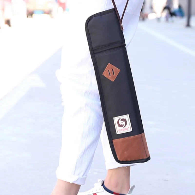 Thicken Waterproof Drum Stick Bag Large Capacity Oxford Cloth Drumstick Case Handbags with Pad Cotton Carrying Strap Thicken Waterproof Drum Stick Bag Large Capacity Oxford Cloth Drumstick Case Handbags with Pad Cotton Carrying Strap