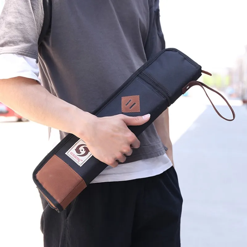 Thicken Waterproof Drum Stick Bag Large Capacity Oxford Cloth Drumstick Case Handbags with Pad Cotton Carrying Strap Thicken Waterproof Drum Stick Bag Large Capacity Oxford Cloth Drumstick Case Handbags with Pad Cotton Carrying Strap