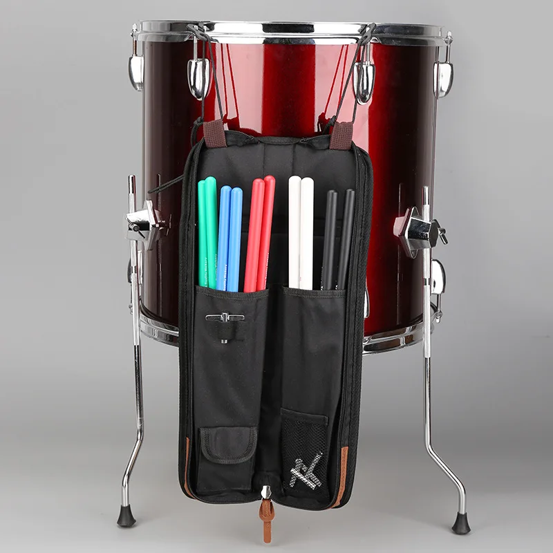 Thicken Waterproof Drum Stick Bag Large Capacity Oxford Cloth Drumstick Case Handbags with Pad Cotton Carrying Strap Thicken Waterproof Drum Stick Bag Large Capacity Oxford Cloth Drumstick Case Handbags with Pad Cotton Carrying Strap