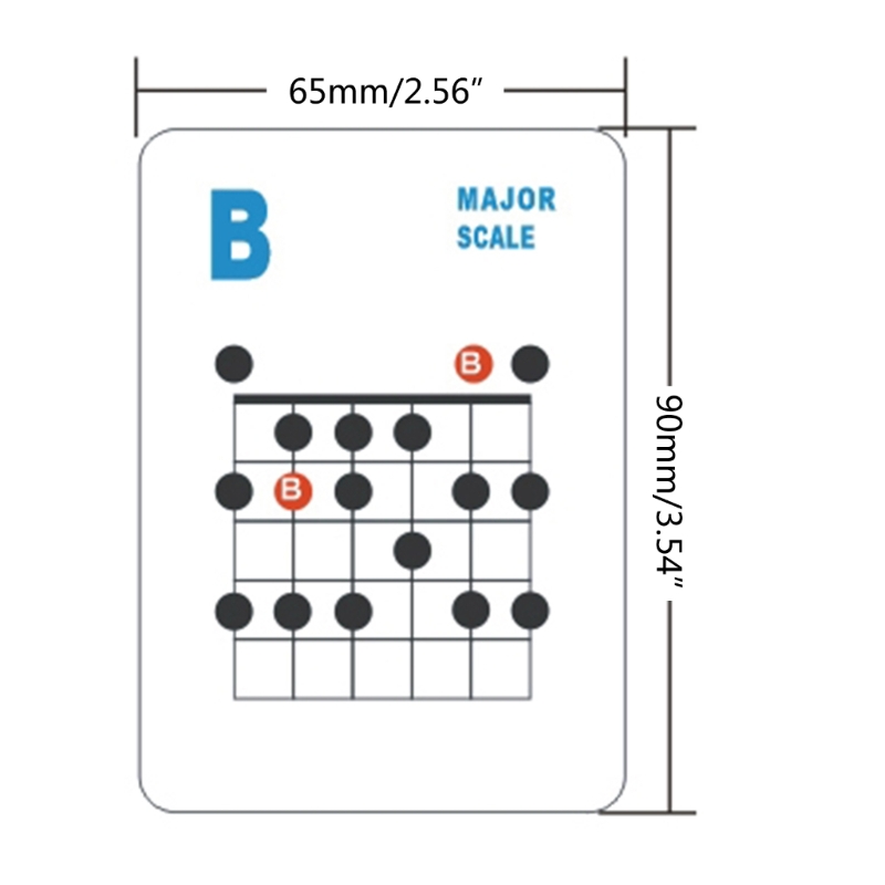 Guitar Chord Cards 49 Popular Guitar Flash Cards Guitar Scale Refrence Cards