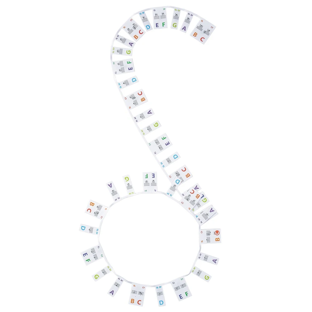 Piano Keyboard Stickers for 88/61 Key,Removable Piano Keyboard Note Labels for Learning Piano Notes Guide for Beginner