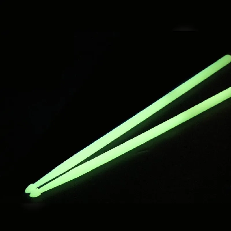 1 Pair 5A Luminous Drum Stick Nylon Fluorescent Drumsticks Glow in The Dark Bright Light Musical Instruments 1 Pair 5A Luminous Drum Stick Nylon Fluorescent Drumsticks Glow in The Dark Bright Light Musical Instruments